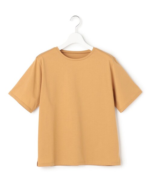 23区 L(ニジュウサンクオオキイサイズ)の「シアーコンフォート クルーネック Tシャツ(Tシャツ/カットソー・レディース・ホワイト系/スカイブルー系/ブラック系/黄土色系・46/44)」の13枚目の写真