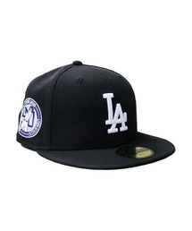 NEW ERA(�j���[�G��)�̃j���[�G���yNEW ERA�z- ���T���[���X �h�W���[�X ��J�ĕ� �L���b�v �yLOS ANGELES DODGERS CO SHOHEI OHTANI 50/50 59FIFTY BLACK 70933988�z(�L���b�v)