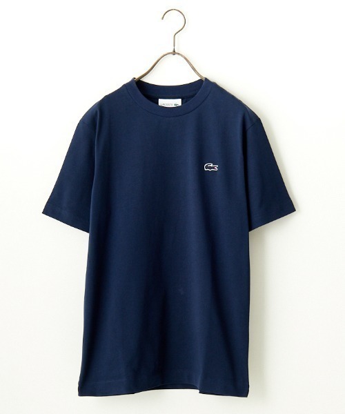 LACOSTE（ラコステ）の「[LACOSTE/ラコステ] ワンポイントロゴ クルーネックTシャツ（Tシャツ/カットソー・レディース・ネイビー/ブラック/ホワイト/グレー・3/2/5/4/6）」の16枚目の写真