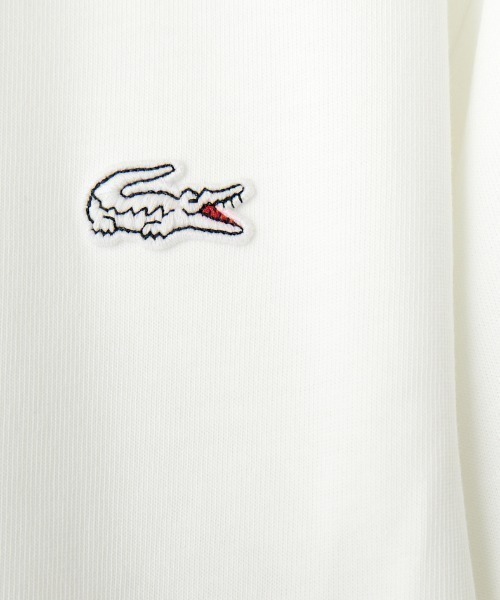 LACOSTE（ラコステ）の「[LACOSTE/ラコステ] ワンポイントロゴ クルーネックTシャツ（Tシャツ/カットソー・レディース・ネイビー/ブラック/ホワイト/グレー・3/2/5/4/6）」の20枚目の写真