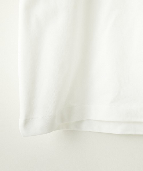 LACOSTE（ラコステ）の「[LACOSTE/ラコステ] ワンポイントロゴ クルーネックTシャツ（Tシャツ/カットソー・レディース・ネイビー/ブラック/ホワイト/グレー・3/2/5/4/6）」の9枚目の写真