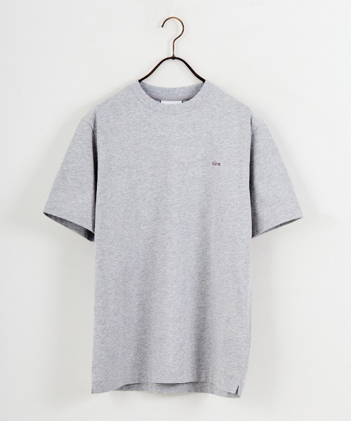 LACOSTE（ラコステ）の「[LACOSTE/ラコステ] ワンポイントロゴ クルーネックTシャツ（Tシャツ/カットソー・レディース・ネイビー/ブラック/ホワイト/グレー・3/2/5/4/6）」の10枚目の写真