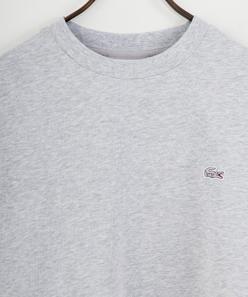 LACOSTE（ラコステ）の「[LACOSTE/ラコステ] ワンポイントロゴ クルーネックTシャツ（Tシャツ/カットソー・レディース・ネイビー/ブラック/ホワイト/グレー・3/2/5/4/6）」の12枚目の写真