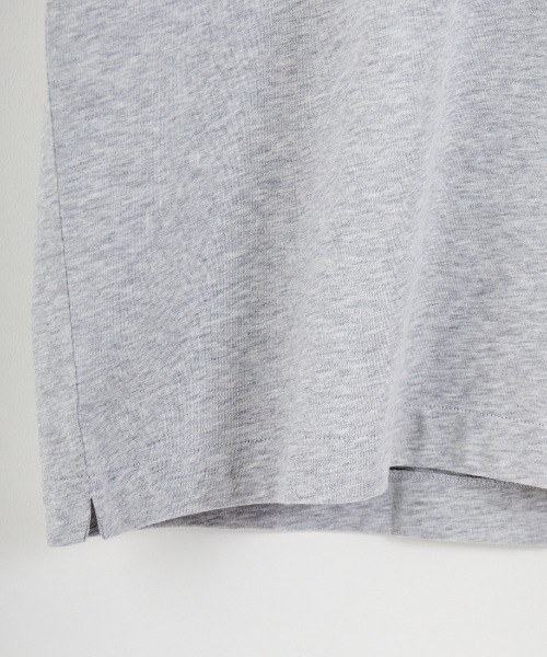 LACOSTE（ラコステ）の「[LACOSTE/ラコステ] ワンポイントロゴ クルーネックTシャツ（Tシャツ/カットソー・レディース・ネイビー/ブラック/ホワイト/グレー・3/2/5/4/6）」の14枚目の写真
