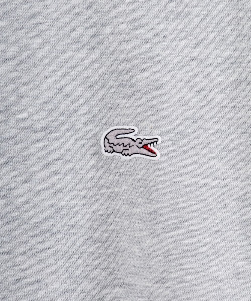 LACOSTE（ラコステ）の「[LACOSTE/ラコステ] ワンポイントロゴ クルーネックTシャツ（Tシャツ/カットソー・レディース・ネイビー/ブラック/ホワイト/グレー・3/2/5/4/6）」の8枚目の写真