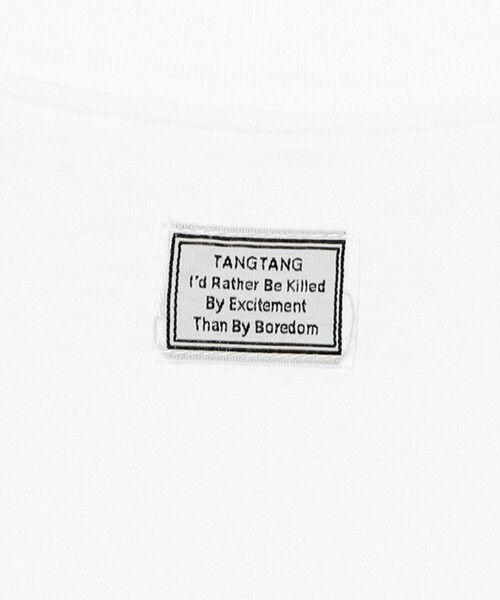 TANGTANG(タンタン)の「TANGTANG / SCATTERED LOVE(Tシャツ/カットソー・メンズ・ホワイト・MEDIUM/X-LARGE/LARGE)」の7枚目の写真