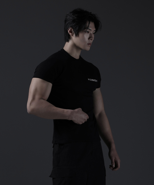 CARMID(カミド)の「バスカビル ラグランナグラン 半袖Tシャツ(Tシャツ/カットソー・メンズ・その他・1/2/3)」の4枚目の写真
