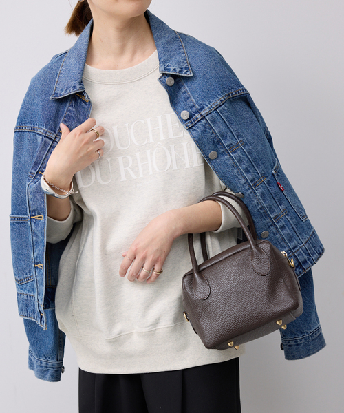 SLOBE IENA(スローブイエナ)の「《WEB限定/追加》フロッキープリントオーバースウェット(スウェット・レディース・ホワイト・FREE)」の17枚目の写真