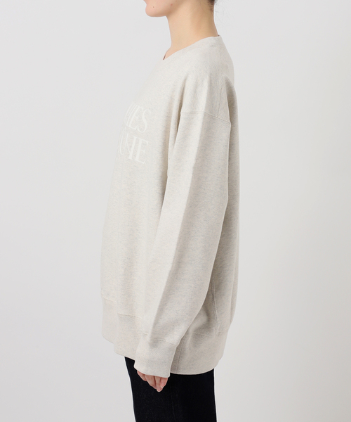 SLOBE IENA(スローブイエナ)の「《WEB限定/追加》フロッキープリントオーバースウェット(スウェット・レディース・ホワイト・FREE)」の19枚目の写真