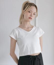 MSGirl（エムエスジーガール）の「骨格3タイプ別半袖コットンTシャツ　ストレート/ウェーブ/ナチュラル（Tシャツ/カットソー）」