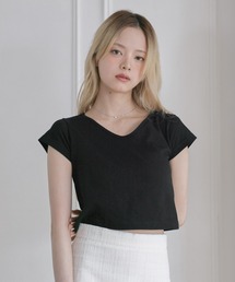 MSGirl（エムエスジーガール）の「骨格3タイプ別半袖コットンTシャツ　ストレート/ウェーブ/ナチュラル（Tシャツ/カットソー）」