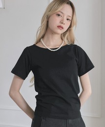 MSGirl（エムエスジーガール）の「骨格3タイプ別半袖コットンTシャツ　ストレート/ウェーブ/ナチュラル（Tシャツ/カットソー）」