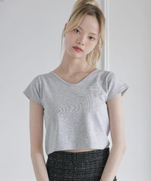 MSGirl（エムエスジーガール）の「骨格3タイプ別半袖コットンTシャツ　ストレート/ウェーブ/ナチュラル（Tシャツ/カットソー）」