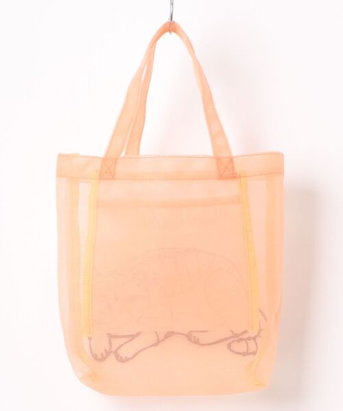 salle de bal(サルデバル)の「【 +HayU fabric / ハユ 】 MESH MINI BAG メッシュミニバッグ WHAQF-0062 KOI(トートバッグ・レディース・ブルー/カーキ/ピンク・FREE)」の7枚目の写真