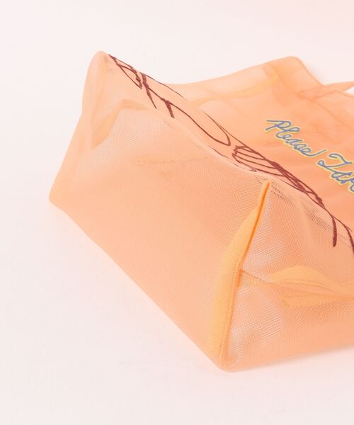 salle de bal(サルデバル)の「【 +HayU fabric / ハユ 】 MESH MINI BAG メッシュミニバッグ WHAQF-0062 KOI(トートバッグ・レディース・ブルー/カーキ/ピンク・FREE)」の8枚目の写真