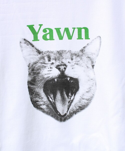 GLOSTER（グロスター）の「【シリーズ累計人気】DOG＆CAT プリントTシャツ（Tシャツ/カットソー・メンズ・ホワイト系その他/ホワイト系その他6/ホワイト系その他3/ホワイト系その他2/ホワイト系その他5/ホワイト系その他4・S/L/M）」の7枚目の写真