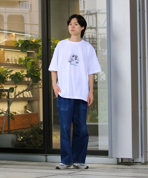 GLOSTER（グロスター）の「【シリーズ累計人気】DOG＆CAT プリントTシャツ（Tシャツ/カットソー・メンズ・ホワイト系その他/ホワイト系その他6/ホワイト系その他3/ホワイト系その他2/ホワイト系その他5/ホワイト系その他4・S/L/M）」の13枚目の写真