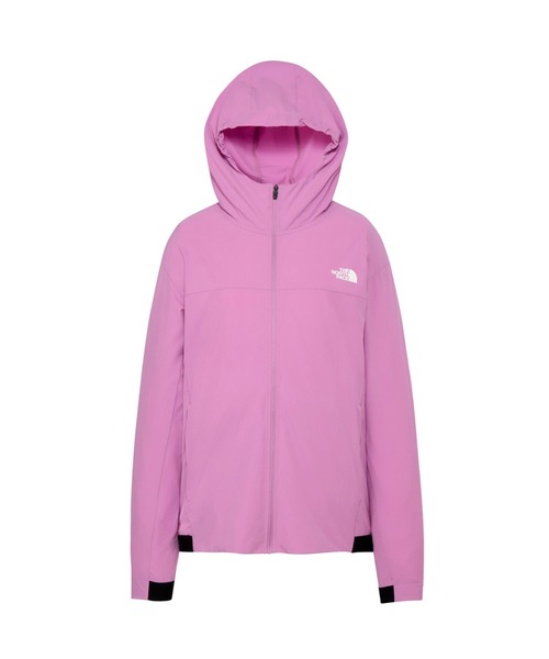 THE NORTH FACE(ザノースフェイス)の「ザ ノース フェイス THE NORTH FACE Flexible Hoodie フレキシブルフーディ(ナイロンジャケット・レディース・ブラック/バイオレット・M/XL/L)」の1枚目の写真