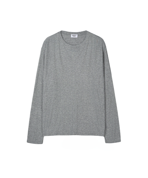 MELLOTORY(メロートリー)の「シースルーリップTシャツ (3色)(Tシャツ/カットソー・レディース・グレー/ホワイト/ライトピンク・FREE)」の2枚目の写真