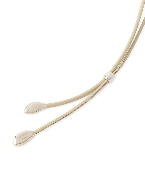 ADAM ET ROPE'（アダムエロペ）の「【EMOELLE】Stone like shell necklace（ネックレス・レディース・オフホワイト・FREE）」の6枚目の写真