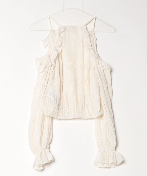 Guess(ゲス)の「EMILIA Cold Shoulder Top ブラウス(シャツ/ブラウス・レディース・ホワイト・MEDIUM/SMALL/X-SMALL/LARGE)」の7枚目の写真