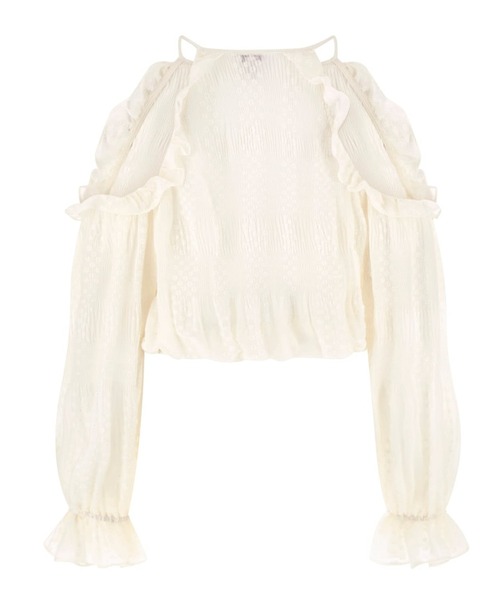 Guess(ゲス)の「EMILIA Cold Shoulder Top ブラウス(シャツ/ブラウス・レディース・ホワイト・MEDIUM/SMALL/X-SMALL/LARGE)」の6枚目の写真