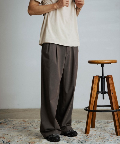 THE BOLDMAN(ザ ボールドマン)の「Heelcut Light Slacks / ヒールカットライトスラックス(スラックス・メンズ・ブラウン/グレー/ブラック・MEDIUM/LARGE)」の3枚目の写真