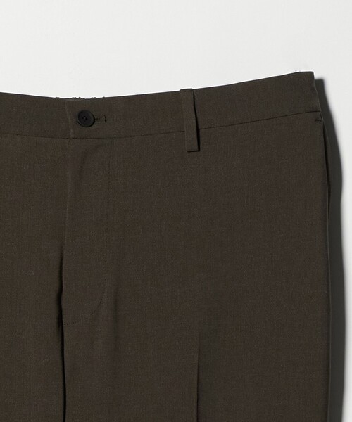 UNITED ARROWS（ユナイテッドアローズ）の「ウールルック ノープリーツ テーパード パンツ UA COZY　ウォッシャブル　ヨコストレッチ（スラックス・メンズ・ダークグレー/モカ・XXL/L/M/XL/S/XXXL）」の10枚目の写真