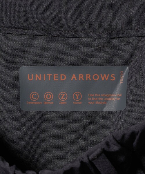 UNITED ARROWS（ユナイテッドアローズ）の「ウールルック ノープリーツ テーパード パンツ UA COZY　ウォッシャブル　ヨコストレッチ（スラックス・メンズ・ダークグレー/モカ・XXL/L/M/XL/S/XXXL）」の13枚目の写真