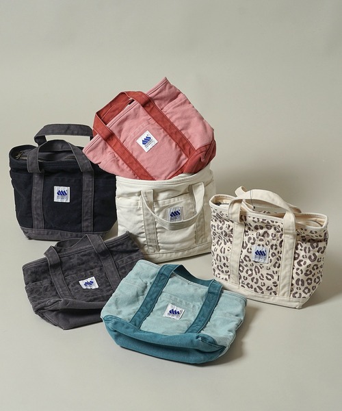 MADDEN(メデン)の「【MADDEN】12oz キャンバス ミニトート MDPM-03(トートバッグ・メンズ・サックスブルー/ブラック×グレー/キナリ/ピンク・ONE SIZE)」の2枚目の写真