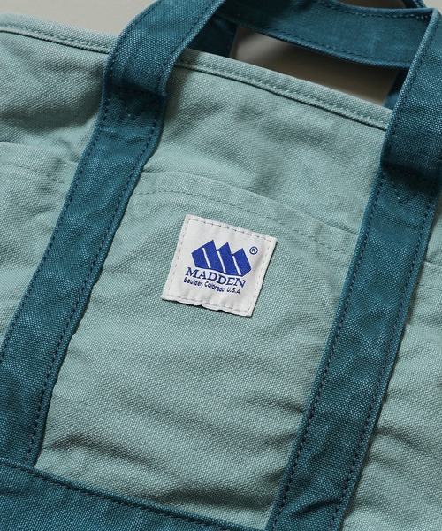 MADDEN(メデン)の「【MADDEN】12oz キャンバス ミニトート MDPM-03(トートバッグ・メンズ・サックスブルー/ブラック×グレー/キナリ/ピンク・ONE SIZE)」の11枚目の写真