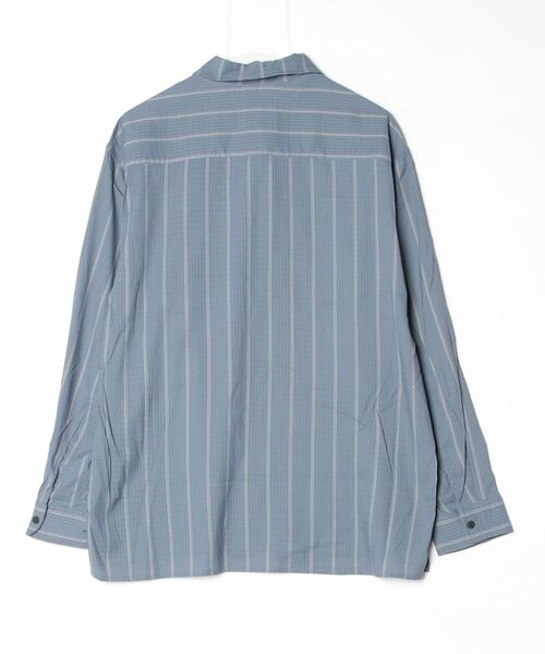 ROARK REVIVAL(ロアークリバイバル)の「【ROARK】"VERTICAL STRIPE" BLESS UP L/S(シャツ/ブラウス・メンズ・グレー・MEDIUM/X-LARGE/LARGE)」の2枚目の写真