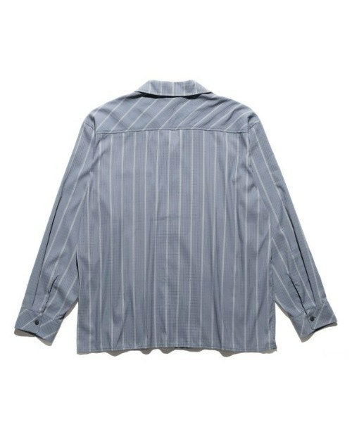 ROARK REVIVAL(ロアークリバイバル)の「【ROARK】"VERTICAL STRIPE" BLESS UP L/S(シャツ/ブラウス・メンズ・グレー・MEDIUM/X-LARGE/LARGE)」の7枚目の写真