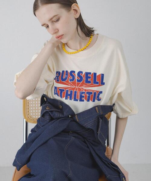 別注』RUSSELL ATHLETIC×Sonny Label ロゴプリントTシャツ（Tシャツ