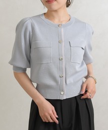 31 Sons de mode（トランテアン　ソン　ドゥ　モード）の「2026春夏新作 配色スパンコールカーディガン（カーディガン/ボレロ）」