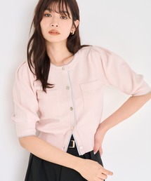 31 Sons de mode（トランテアン　ソン　ドゥ　モード）の「2026春夏新作 配色スパンコールカーディガン（カーディガン/ボレロ）」