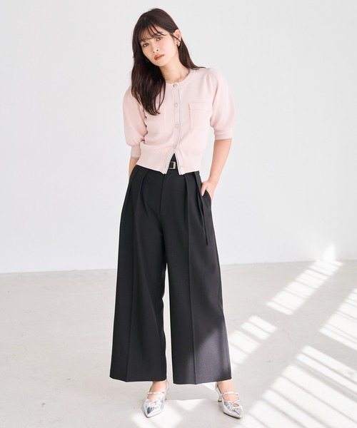 31 Sons de mode(トランテアン ソン ドゥ モード)の「2026春夏新作 配色スパンコールカーディガン(カーディガン/ボレロ・レディース・オフホワイト/ピンク/グレー・フリ-)」の11枚目の写真