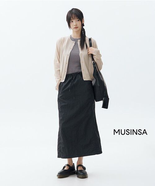 MUSINSA STANDARD WOMAN（ムシンサスタンダードウーマン）の「ウィメンズレーサータンクトップ [ティタン グレー]（Tシャツ/カットソー・レディース・その他・SMALL/MEDIUM/LARGE/X-SMALL）」の10枚目の写真