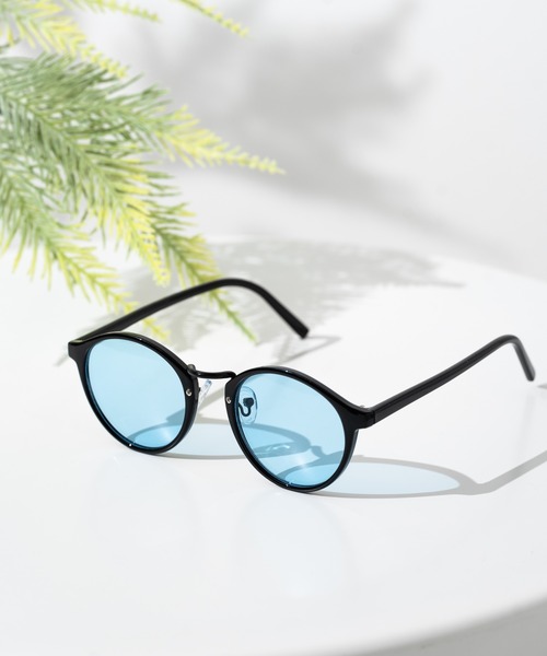 Rocky Monroe(ロッキーモンロー)の「細フレーム ボストンカラーレンズサングラス/伊達メガネ(サングラス・メンズ・B/F/E/D/C/N/M/L/K/Q/O/J/H/A/P/I/G・FREE)」の14枚目の写真