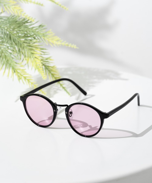 Rocky Monroe(ロッキーモンロー)の「細フレーム ボストンカラーレンズサングラス/伊達メガネ(サングラス・メンズ・B/F/E/D/C/N/M/L/K/Q/O/J/H/A/P/I/G・FREE)」の15枚目の写真