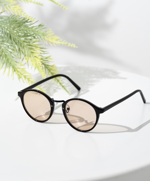 Rocky Monroe(ロッキーモンロー)の「細フレーム ボストンカラーレンズサングラス/伊達メガネ(サングラス・メンズ・B/F/E/D/C/N/M/L/K/Q/O/J/H/A/P/I/G・FREE)」の16枚目の写真