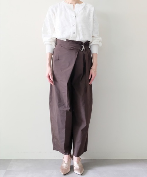 DOLLUPOOPS(ドールアップウップス)の「Flower Jacquard Knit Top(フラワージャガードニットトップス)(カーディガン/ボレロ・レディース・オフホワイト・FREE)」の11枚目の写真