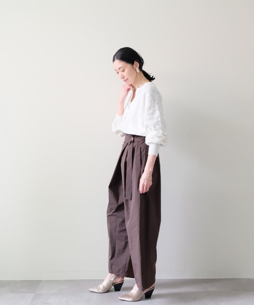 DOLLUPOOPS(ドールアップウップス)の「Flower Jacquard Knit Top(フラワージャガードニットトップス)(カーディガン/ボレロ・レディース・オフホワイト・FREE)」の3枚目の写真