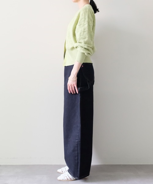 DOLLUPOOPS(ドールアップウップス)の「Flower Jacquard Knit Top(フラワージャガードニットトップス)(カーディガン/ボレロ・レディース・オフホワイト・FREE)」の21枚目の写真