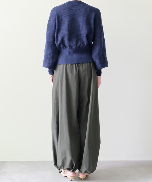 DOLLUPOOPS(ドールアップウップス)の「Flower Jacquard Knit Top(フラワージャガードニットトップス)(カーディガン/ボレロ・レディース・オフホワイト・FREE)」の15枚目の写真