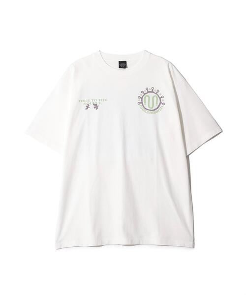 MANASTASH(マナスタッシュ)の「MANASTASH/マナスタッシュ/PUMICE TEE SYMBOL(Tシャツ/カットソー・メンズ・ブラック/ライトグリーン/ホワイト・S/L/M/XL)」の9枚目の写真
