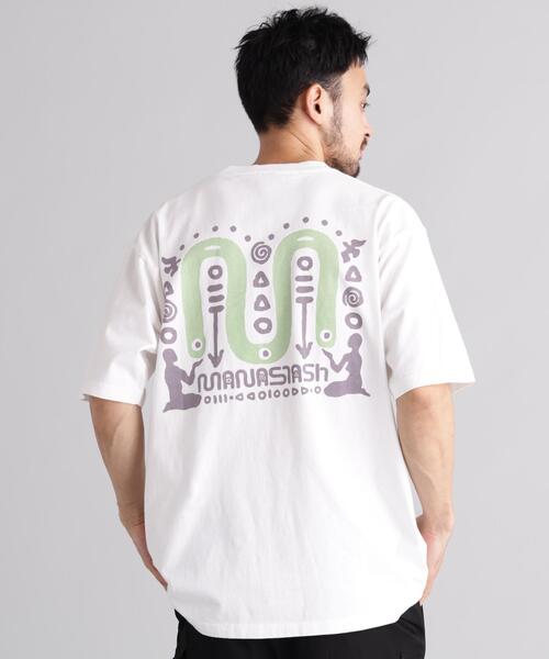 MANASTASH(マナスタッシュ)の「MANASTASH/マナスタッシュ/PUMICE TEE SYMBOL(Tシャツ/カットソー・メンズ・ブラック/ライトグリーン/ホワイト・S/L/M/XL)」の10枚目の写真
