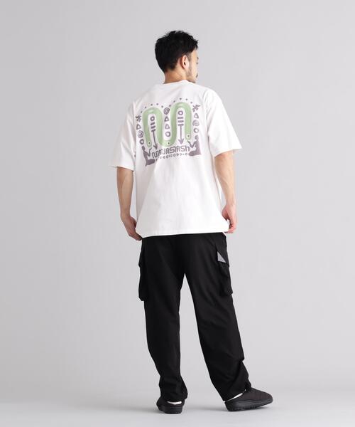 MANASTASH(マナスタッシュ)の「MANASTASH/マナスタッシュ/PUMICE TEE SYMBOL(Tシャツ/カットソー・メンズ・ブラック/ライトグリーン/ホワイト・S/L/M/XL)」の13枚目の写真