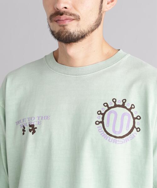 MANASTASH(マナスタッシュ)の「MANASTASH/マナスタッシュ/PUMICE TEE SYMBOL(Tシャツ/カットソー・メンズ・ブラック/ライトグリーン/ホワイト・S/L/M/XL)」の22枚目の写真