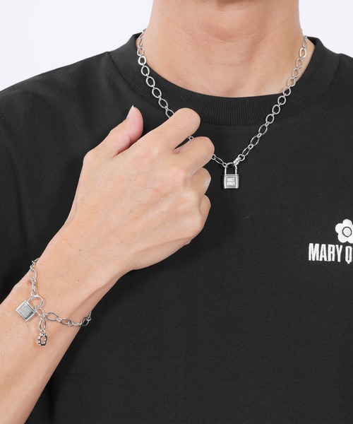 MARY QUANT(マリークワント)の「パドロック ネックレス(ネックレス・レディース・シルバー・FREE)」の5枚目の写真
